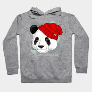 Panda Knitted Hat Hoodie
